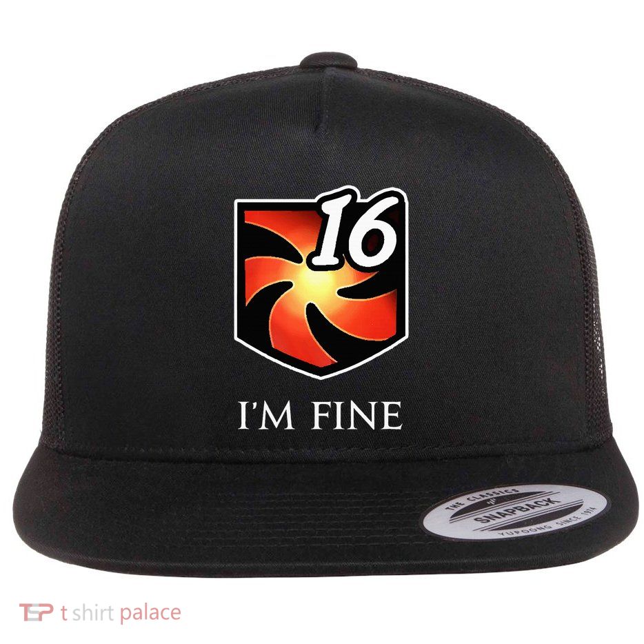 IM Fine Vulnerability Stacks Fantasy Mmorpg Flatbill Hat