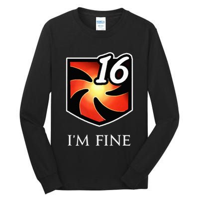IM Fine Vulnerability Stacks Fantasy Mmorpg Tall Long Sleeve T-Shirt
