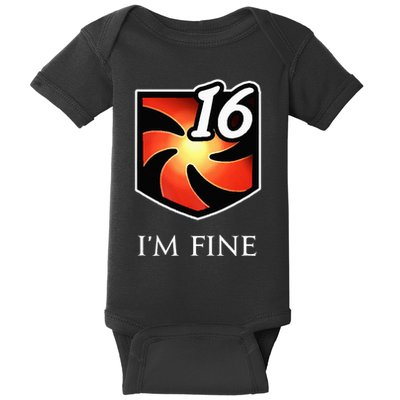 IM Fine Vulnerability Stacks Fantasy Mmorpg Baby Bodysuit