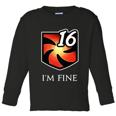 IM Fine Vulnerability Stacks Fantasy Mmorpg Toddler Long Sleeve Shirt