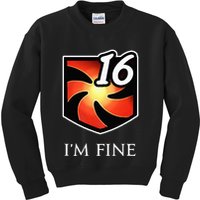 IM Fine Vulnerability Stacks Fantasy Mmorpg Kids Sweatshirt