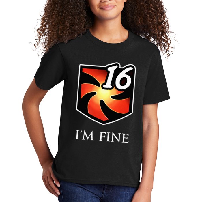 IM Fine Vulnerability Stacks Fantasy Mmorpg Kids T-Shirt