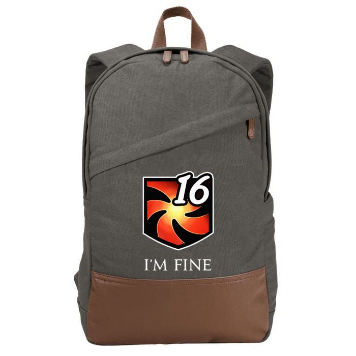 IM Fine Vulnerability Stacks Fantasy Mmorpg Cotton Canvas Backpack