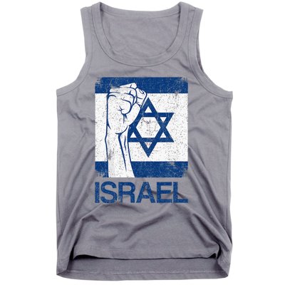 Israeli Flag Vintage Israel Tank Top