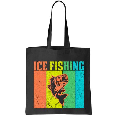 Ice Fishing Vintage Retro Bag
