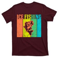 Ice Fishing Vintage Retro T-Shirt