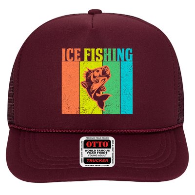 Ice Fishing Vintage Retro Trucker Hat