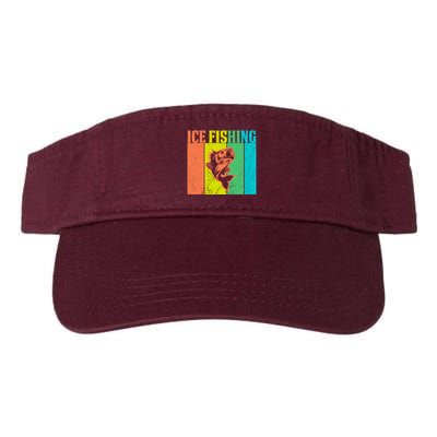 Ice Fishing Vintage Retro Visor
