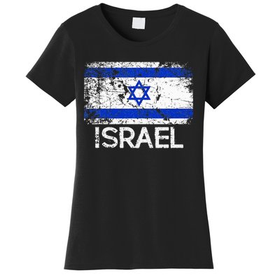 Israeli Flag Vintage Made In Israel Gift Women's T-Shirt