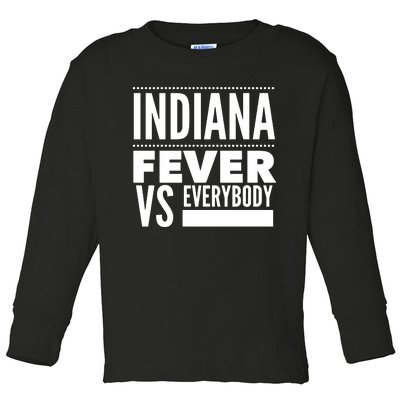 Indiana F.E.V.E.R. Vs Everybody Toddler Long Sleeve Shirt