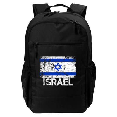 Israeli Flag Vintage I Stand With Israel Backpack