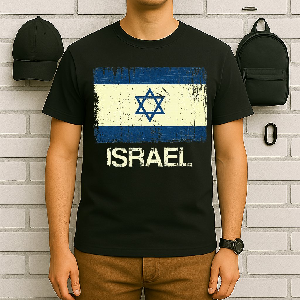 Israeli Flag  Vintage Israel T-Shirt