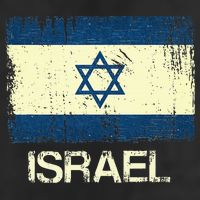 Israeli Flag  Vintage Israel Beanie