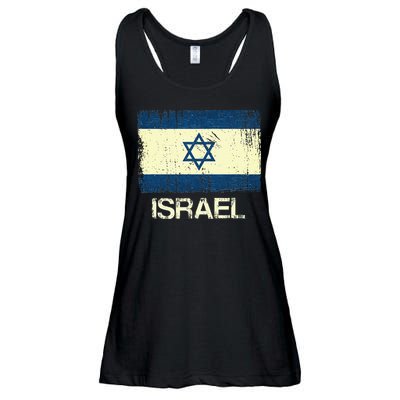 Israeli Flag  Vintage Israel Ladies Essential Flowy Tank