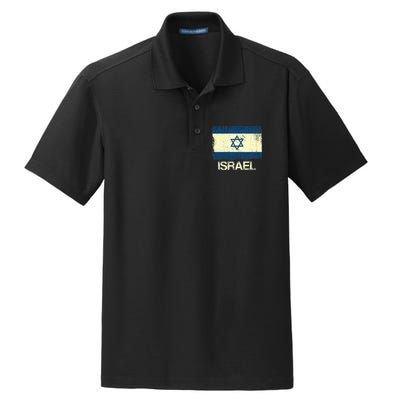 Israeli Flag  Vintage Israel Dry Zone Grid Polo