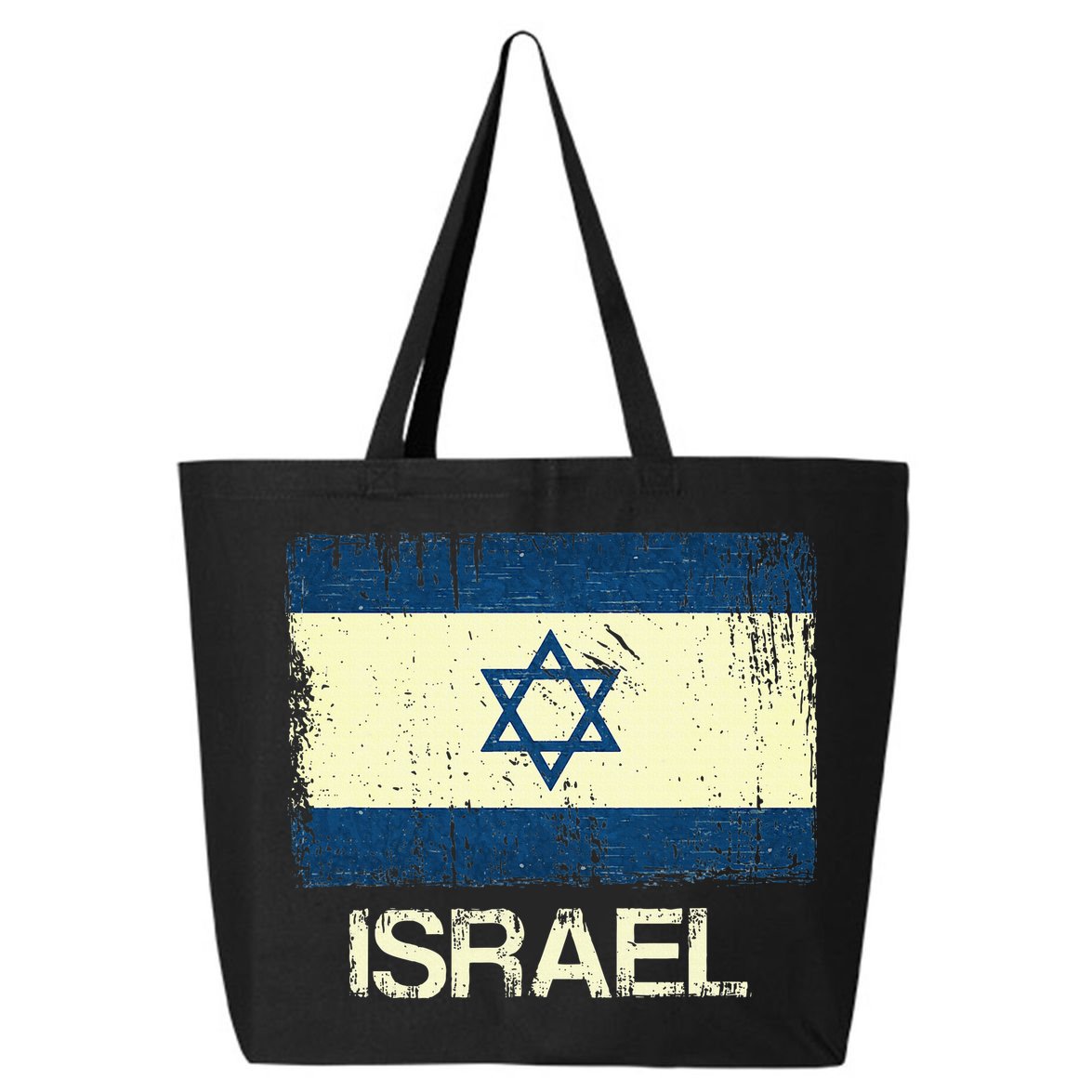 Israeli Flag  Vintage Israel 25L Jumbo Tote
