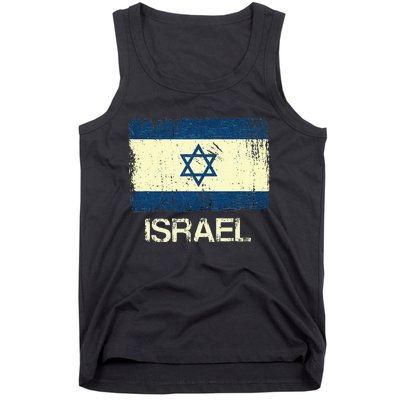 Israeli Flag  Vintage Israel Tank Top