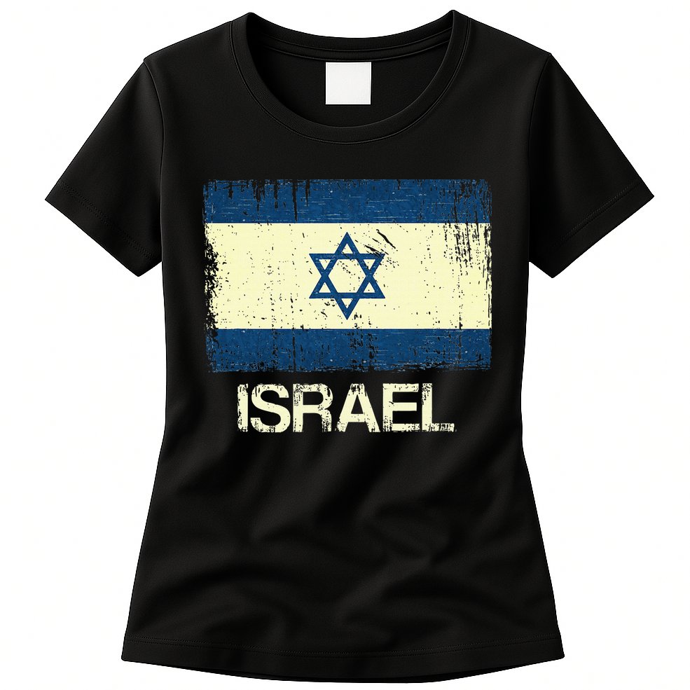 Israeli Flag  Vintage Israel Womens T-Shirt