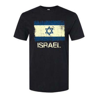 Israeli Flag  Vintage Israel Softstyle CVC T-Shirt