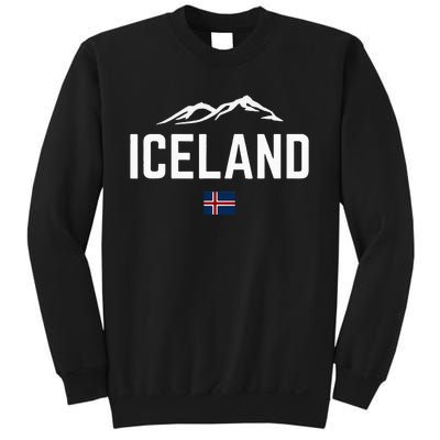 Iceland Flag Vintage Women Iceland Sweatshirt