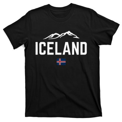 Iceland Flag Vintage Women Iceland T-Shirt