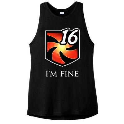 IM Fine Vulnerability Stacks Fantasy Mmorpg Ladies PosiCharge Tri-Blend Wicking Tank