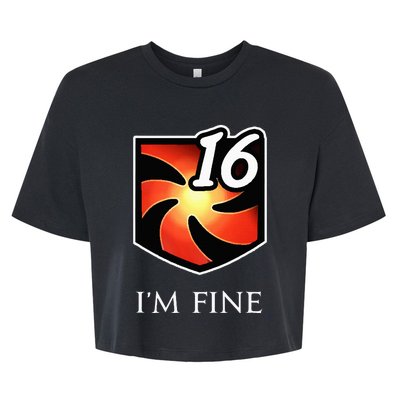 IM Fine Vulnerability Stacks Fantasy Mmorpg Bella+Canvas Jersey Crop Tee