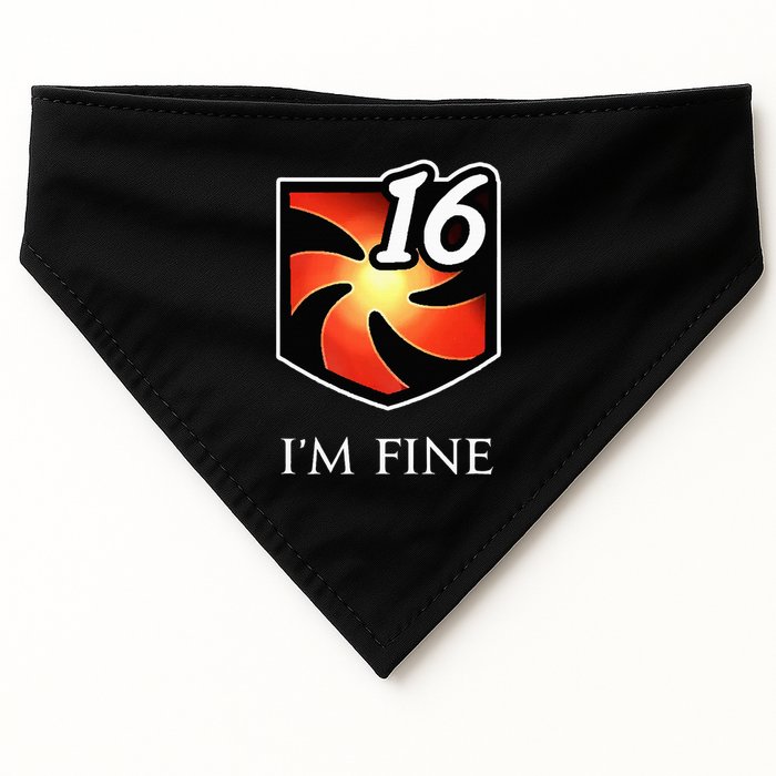 IM Fine Vulnerability Stacks Fantasy Mmorpg USA-Made Doggie Bandana