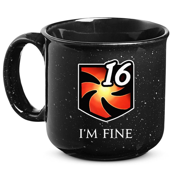 IM Fine Vulnerability Stacks Fantasy Mmorpg 15oz Campfire Ceramic Mug