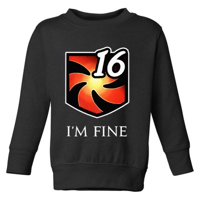 IM Fine Vulnerability Stacks Fantasy Mmorpg Toddler Sweatshirt