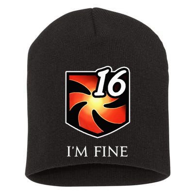 IM Fine Vulnerability Stacks Fantasy Mmorpg Short Acrylic Beanie