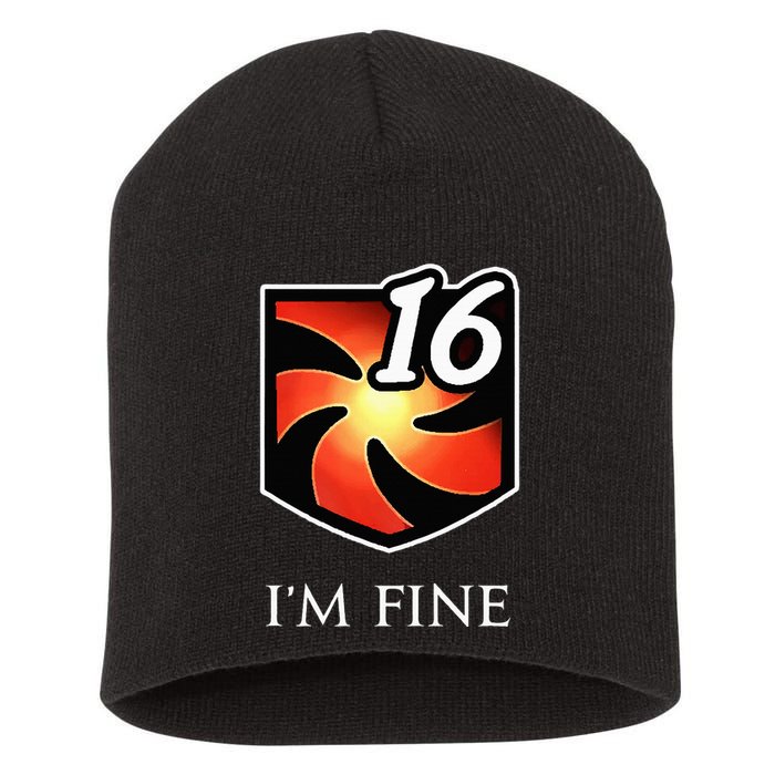 IM Fine Vulnerability Stacks Fantasy Mmorpg Short Acrylic Beanie