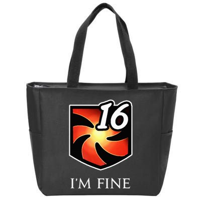 IM Fine Vulnerability Stacks Fantasy Mmorpg Zip Tote Bag