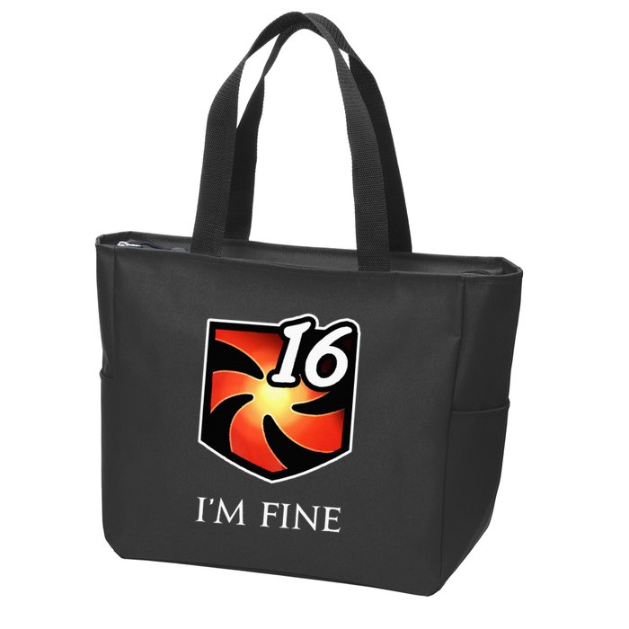 IM Fine Vulnerability Stacks Fantasy Mmorpg Zip Tote Bag