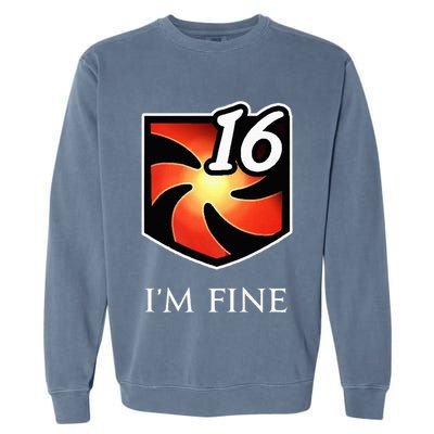 IM Fine Vulnerability Stacks Fantasy Mmorpg Garment-Dyed Sweatshirt