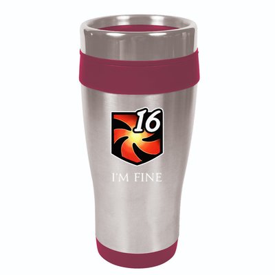 IM Fine Vulnerability Stacks Fantasy Mmorpg 16oz Travel Tumbler