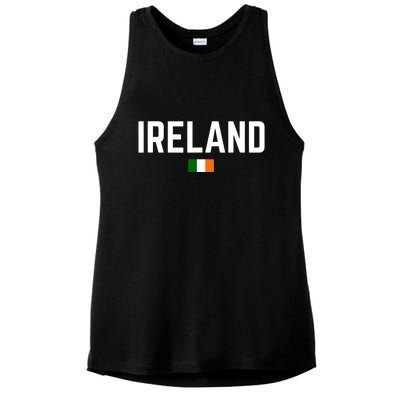 IRELAND Flag Vintage Irish Flag Men Women Kids IRELAND Ladies PosiCharge Tri-Blend Wicking Tank