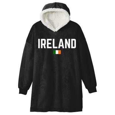 IRELAND Flag Vintage Irish Flag Men Women Kids IRELAND Hooded Wearable Blanket