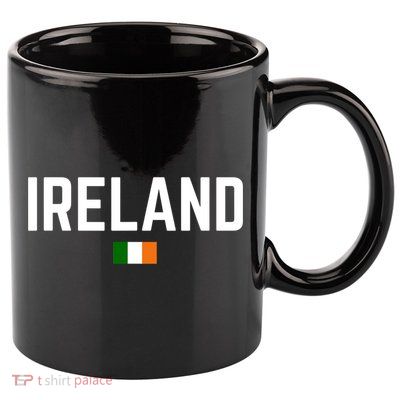 IRELAND Flag Vintage Irish Flag Men Women Kids IRELAND 11oz C Handle Ceramic Mug