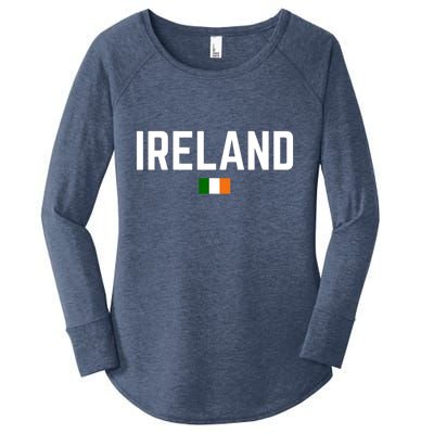 IRELAND Flag Vintage Irish Flag Men Women Kids IRELAND Women's Perfect Tri Tunic Long Sleeve Shirt