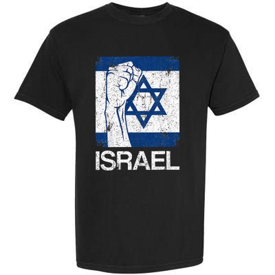 Israeli Flag Vintage Israel Garment-Dyed Heavyweight T-Shirt