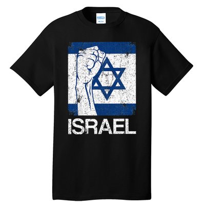 Israeli Flag Vintage Israel Tall T-Shirt