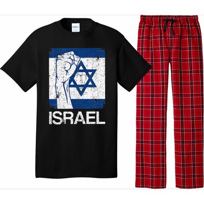 Israeli Flag Vintage Israel Pajama Set