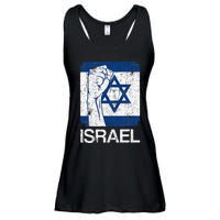 Israeli Flag Vintage Israel Ladies Essential Flowy Tank