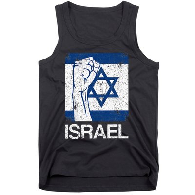 Israeli Flag Vintage Israel Tank Top