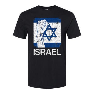 Israeli Flag Vintage Israel Softstyle® CVC T-Shirt