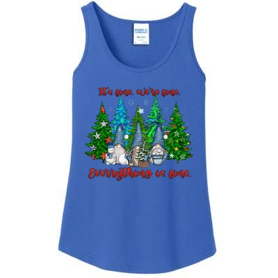 ItS Fine WeRe Fine Everything Is Fine Gnomes Teacher Xmas Cool Gift Ladies Essential Tank