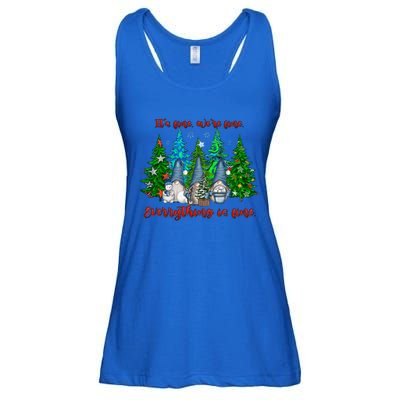 ItS Fine WeRe Fine Everything Is Fine Gnomes Teacher Xmas Cool Gift Ladies Essential Flowy Tank