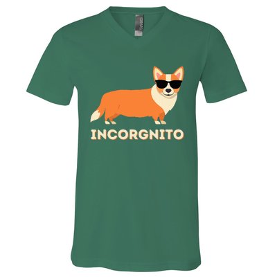 Incorgnito Funny Welsh Corgi Owner V-Neck T-Shirt