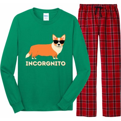 Incorgnito Funny Welsh Corgi Owner Long Sleeve Pajama Set